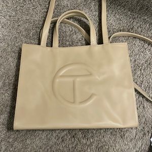Medium Cream Telfar Shopper
